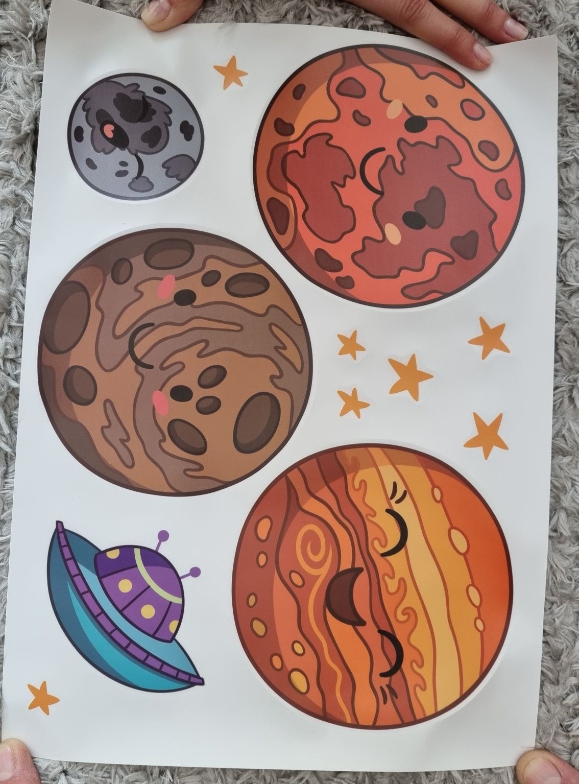 Sticker cu planete