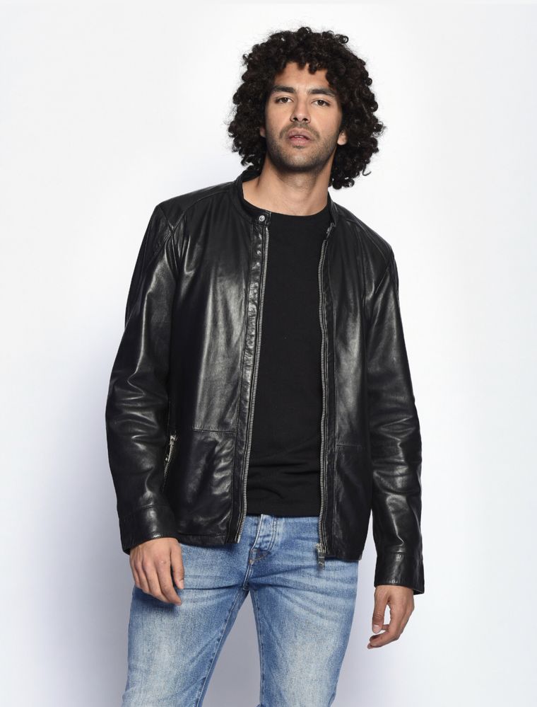 MAZE Brasso Leather Jacket ОРИГИНАЛ мъжко кожено яке/естествена кожа M