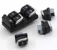 Set panou geamuri switch chrom si butoane geam Audi A4 b8,b9,A5,Q5