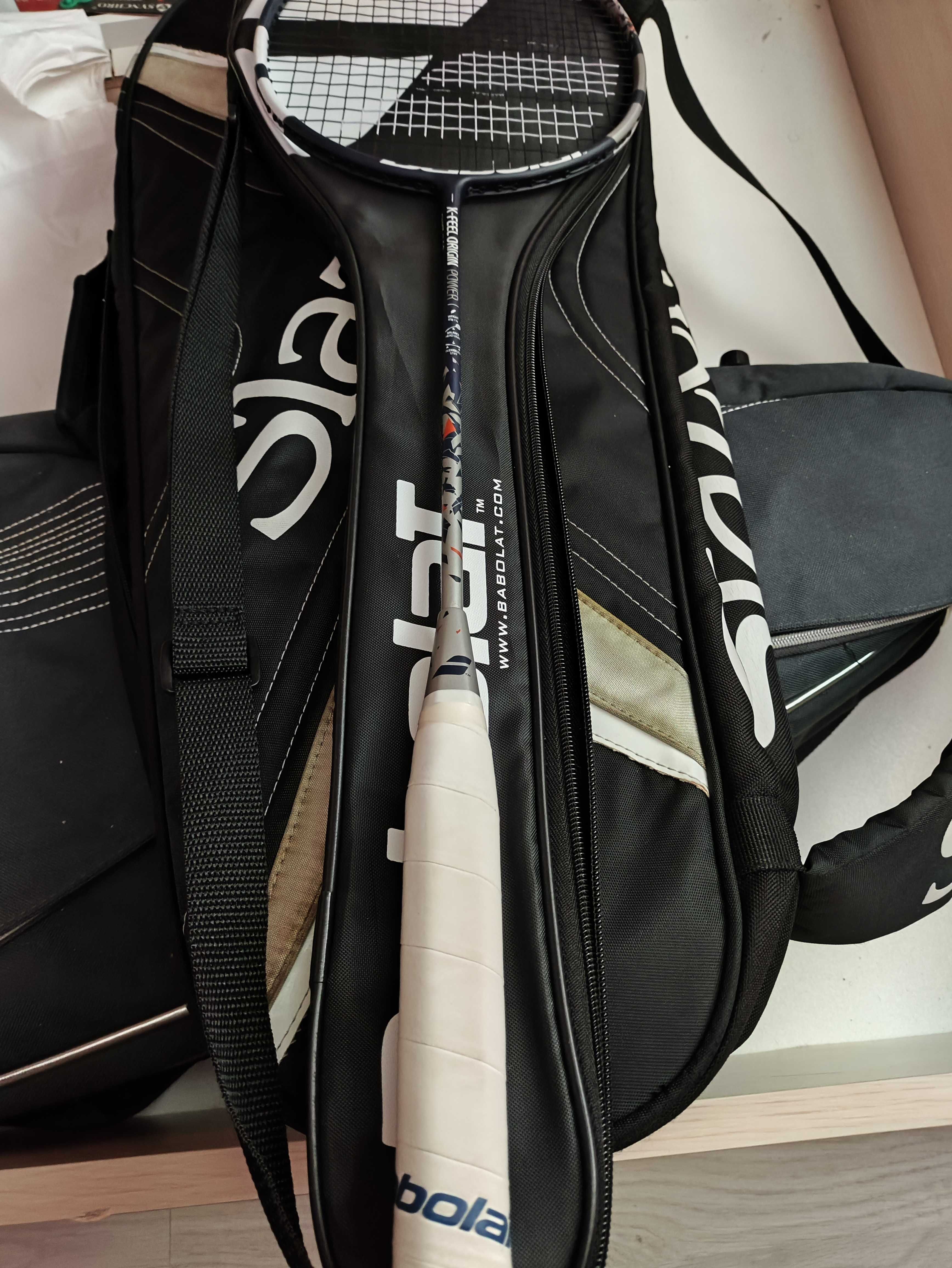 Бадминтон ракета Babolat X-feel Power, неразличима от нова