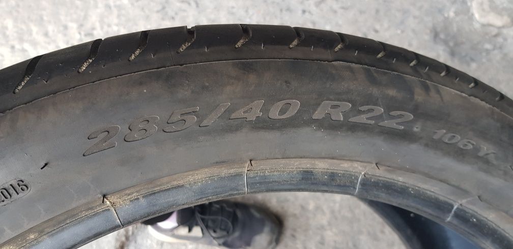 Летни гуми "спорт пакет "-22цола-325/35:285/40"PIRELLI "-като нови