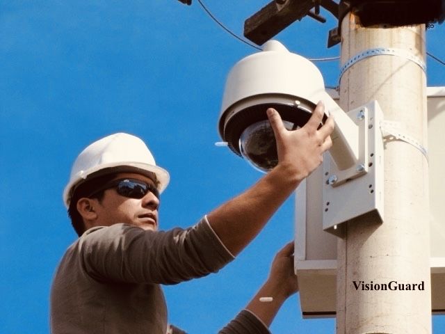Установка IP Камера видеонаблюдения