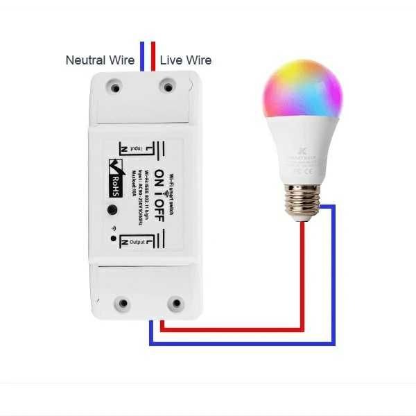 Releu wireless 1 canal wifi automatizare din telefon Tuya 220V 10A