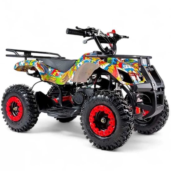 ATV Copii 49cc, Pornire Demaror, Roți 6 Inch, Portbagaj