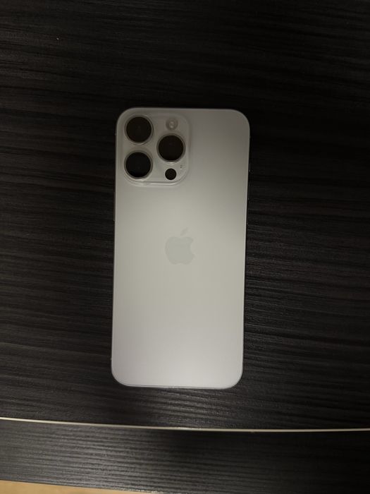 Iphone 15 PRO MAX 256GB, Culoare Titanium White, 90% stare baterie