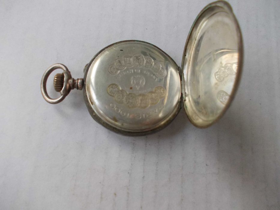 Ceas vechi de buzunar din argint