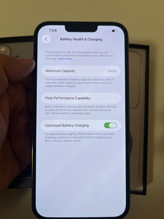 Iphone 13pro max 256GB 100% bat