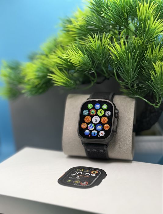 ГАРАНЦИОНЕН!!! Apple Watch Ultra 2, Cell, Black Titanium 49 мм