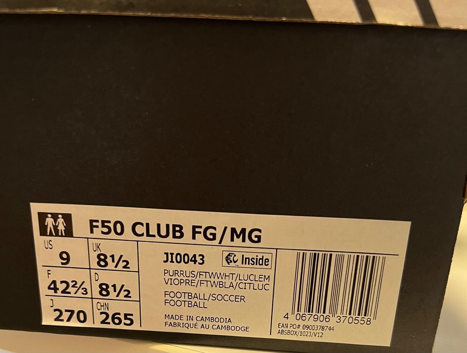 adidas F50 League MG - Виолетова