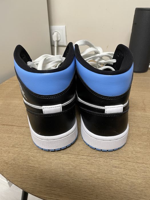 Nike Air Jordan 1 Mid Black / White / University Blue размер 41