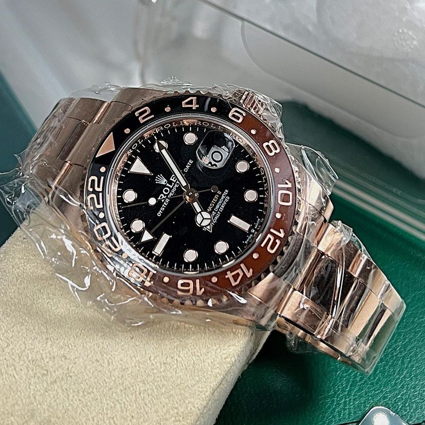Rolex Gmt - master ll 40,mm root beer rose