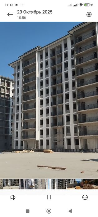 Квартира коробка своя 30м² Ташкент на панельном