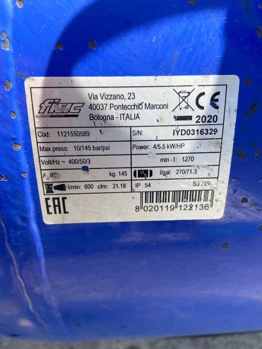 Compresor cu piston trifazat 270L Garage Meister - FIAC