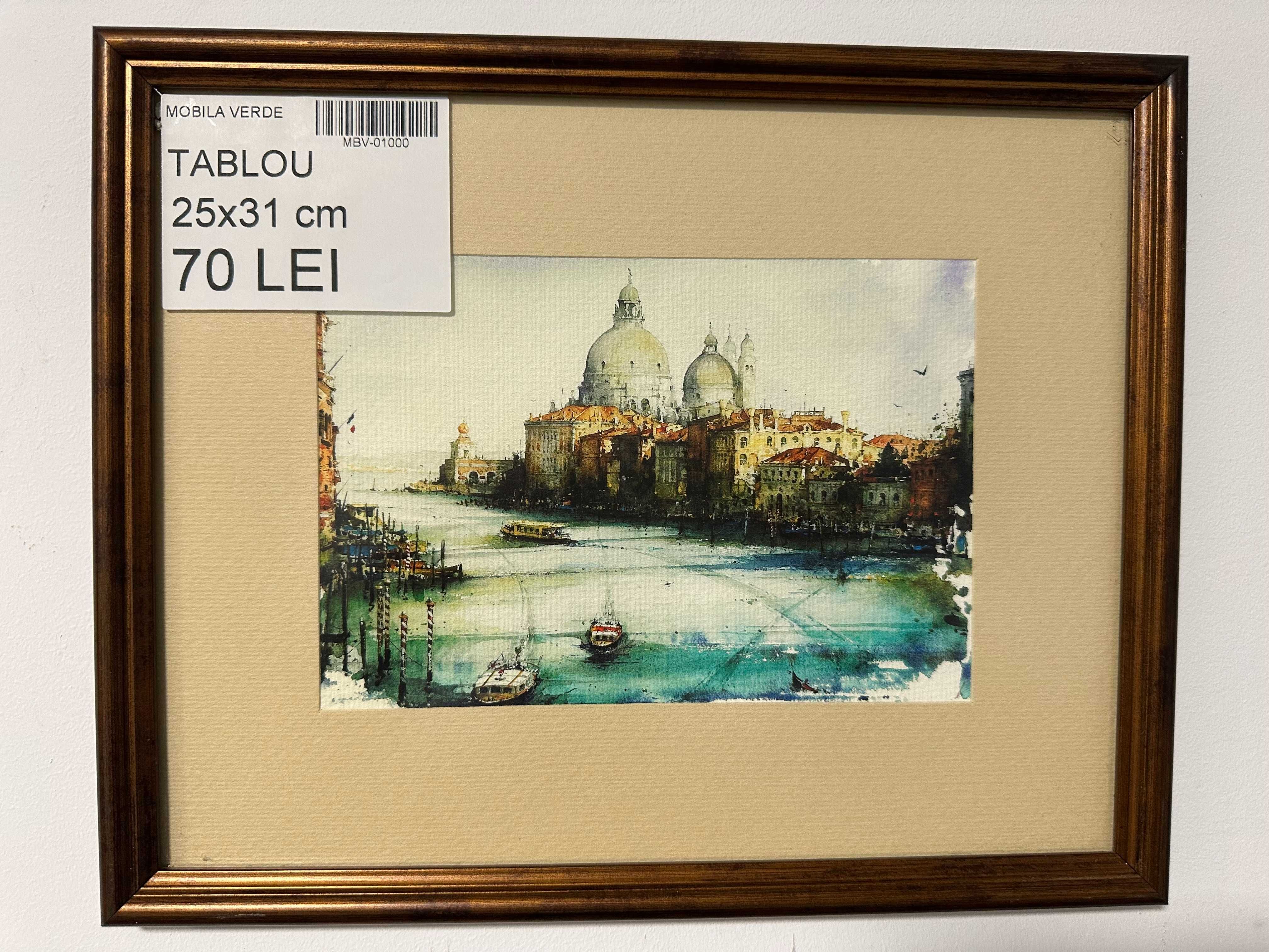 8 buc Tablou Vintage; Tablou cu rama; Tablou diverse picturi in creion