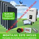 Kit Sistem panouri fotovoltaice, 10.35 kw montaj si dosar inclus.