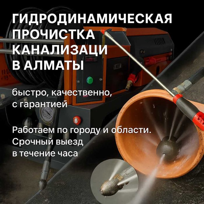 Прочистка Засоры Крот воденой  прочистка канализации 24/7