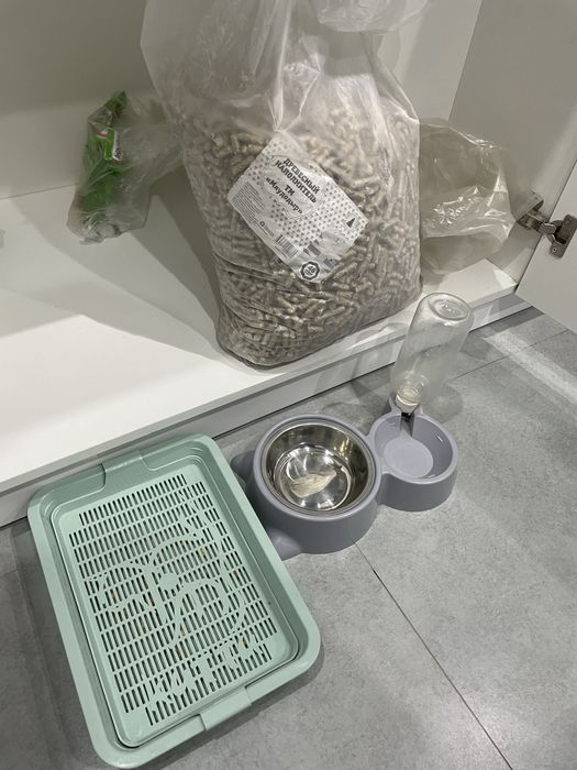 Наполнитель + лоток + миска