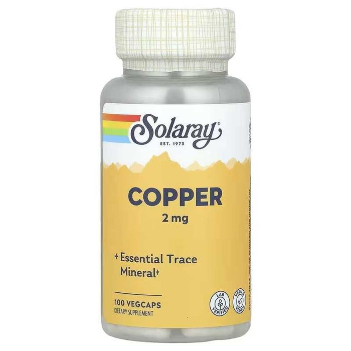 Solgar медь Solgar Copper Solaray медь Solaray Copper