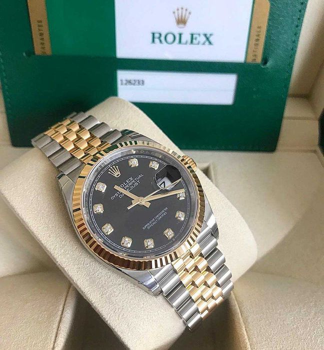Дамски Rolex datejust 36mm двуцветен 2