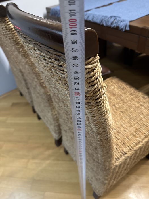 Трапезни столове от естествен ратан ! Маса трапезна масив