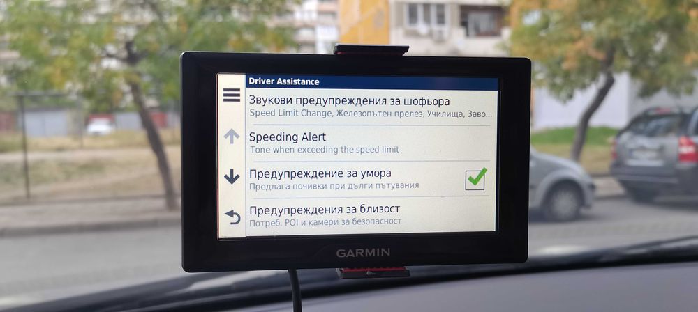 Навигация за камион Garmin 5,2 инча с Европейска пътна карта 2025 г.