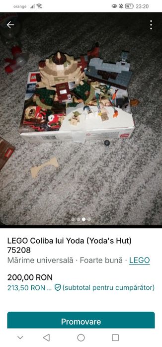Lego Coliba lui Yoda 75208
