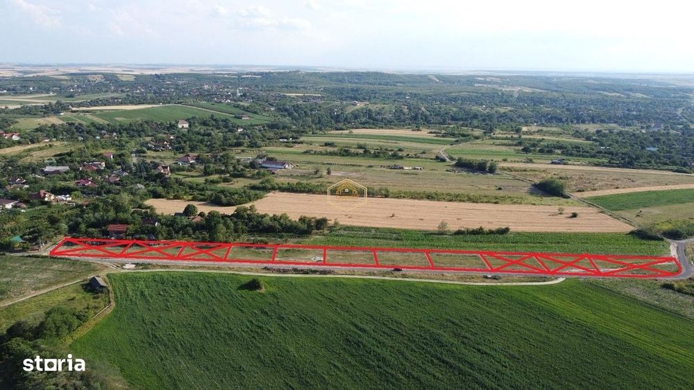 Teren intravilan-Vedere catre oras