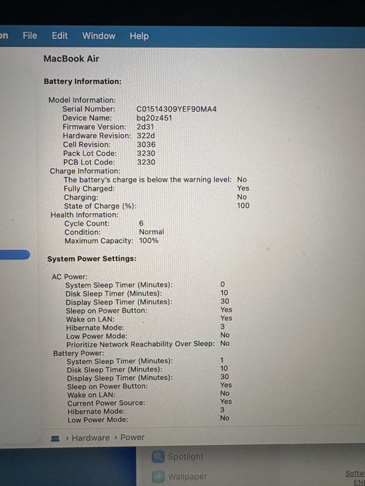 MacBook Air M1 Fullbox