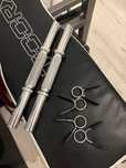 Set Bară Ganteră Bodybuilding 35 cm/28 mm + 4 cleme - otel