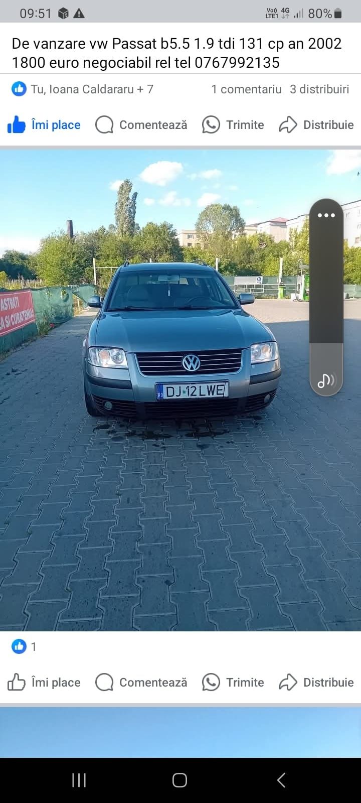 De vânzare VW Passat b5.5
