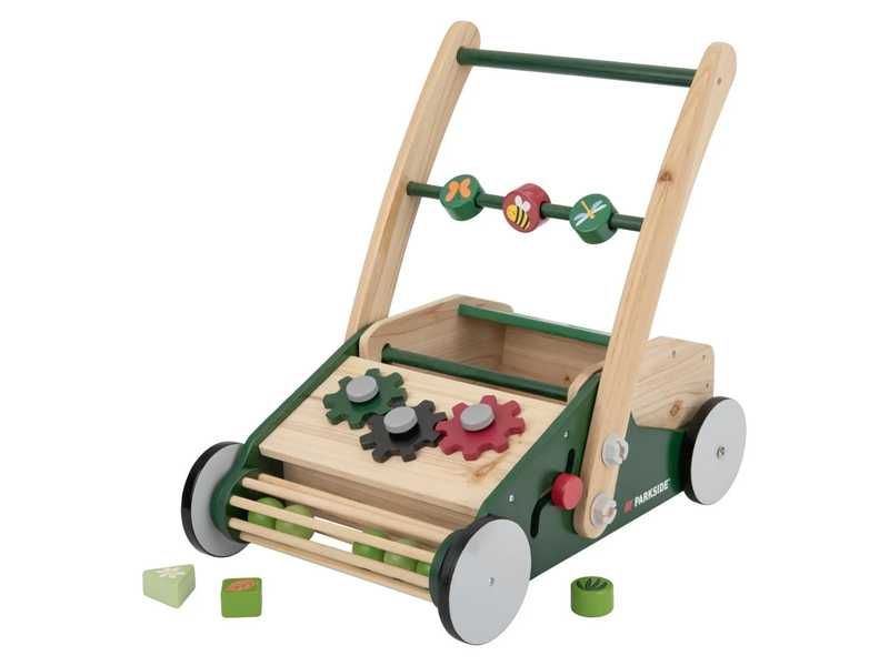 НОВИ! Дървена проходилка Уокър с активности