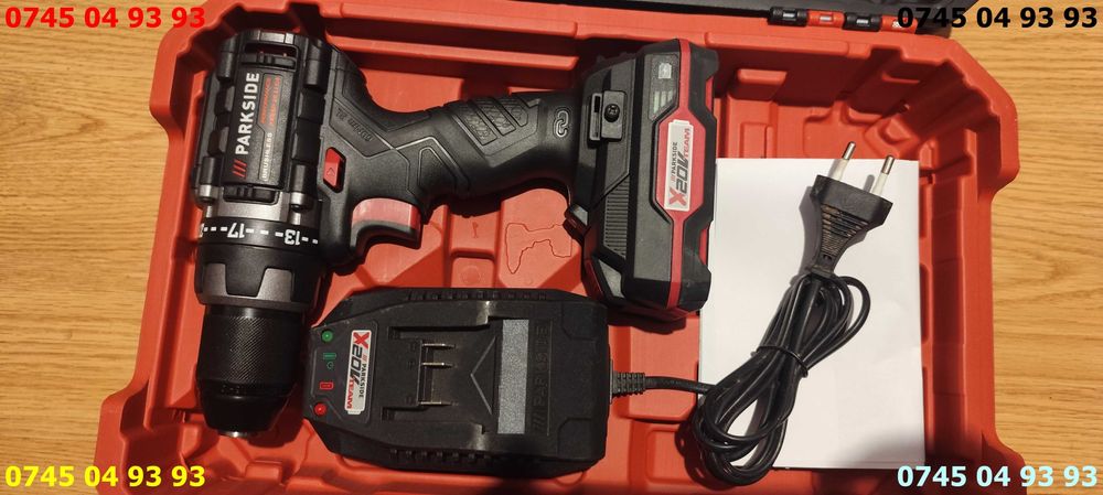 filetanta bormasina PARKSIDE PABSP 20 Li C4 NOUA completa garantie