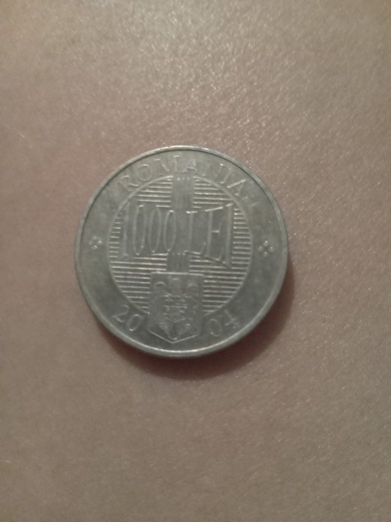 Moneda 1000 Lei an 2001 Constantin brâncoveanu