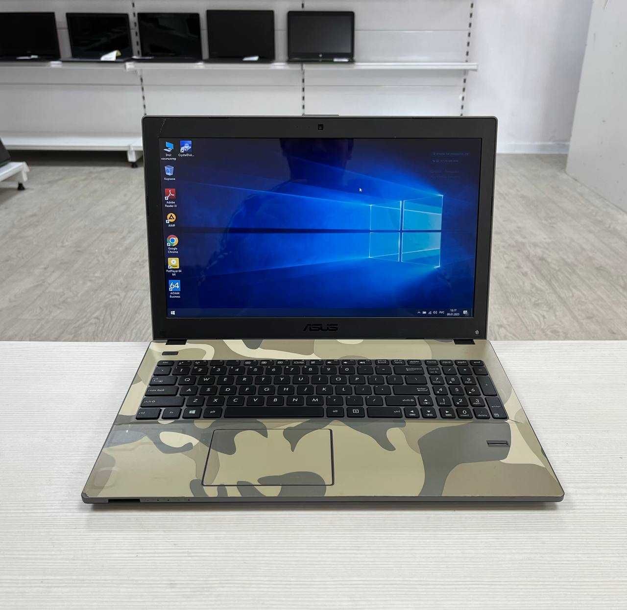 Ноутбук для офисных работ ASUS Pentium*ОЗУ 4/SSD 128/4 ядра