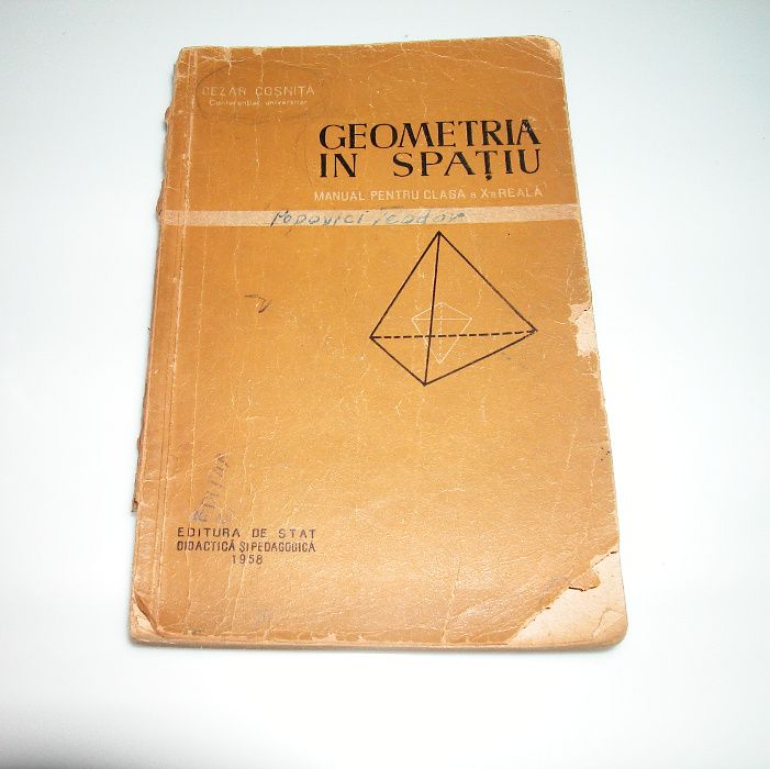 Geometrie in spatiu - 1958