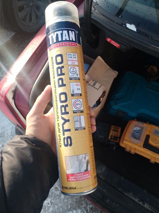 Клей пена styro pro