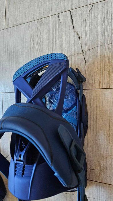 Legaturi snowboard Nitro Phantom ocean stone marime M aproape noi