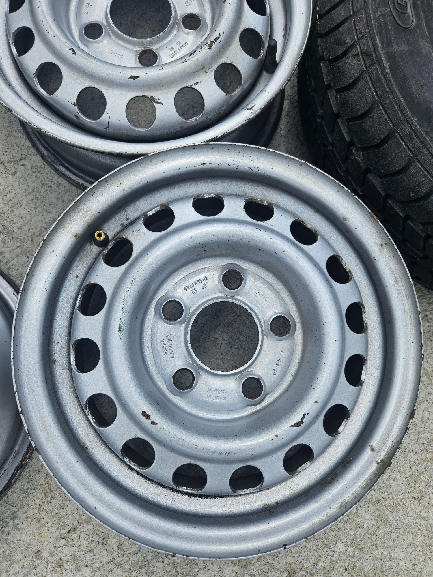 Vand set de jante R13 de remorca platforma 5x112