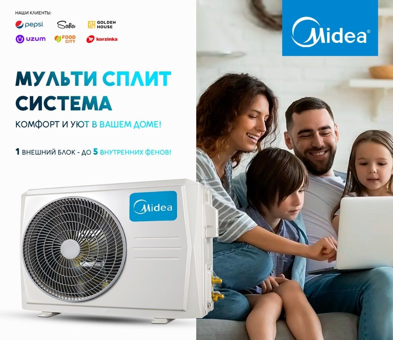 Мульти -сплит система MIDEA