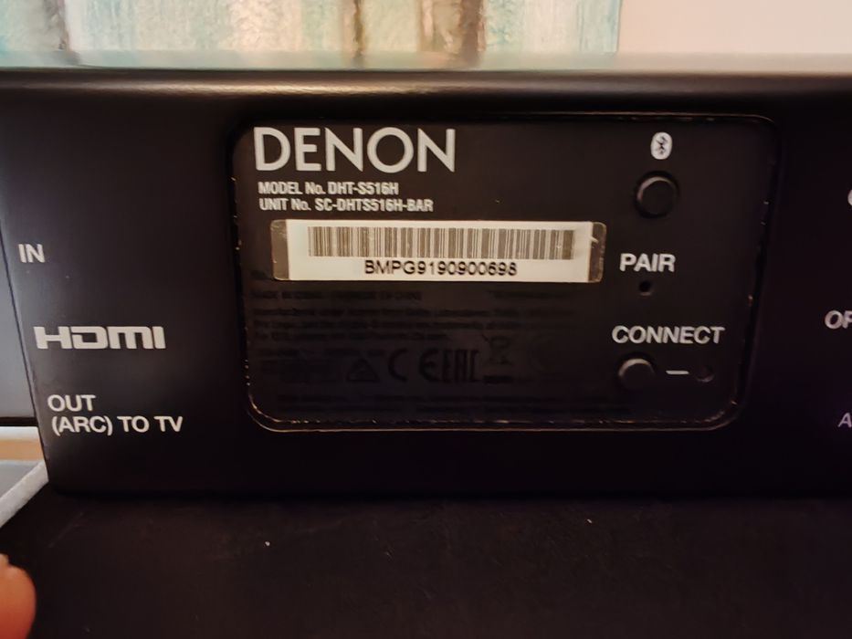 Soundbar + wireless subwoofer DENON DHT-S516H