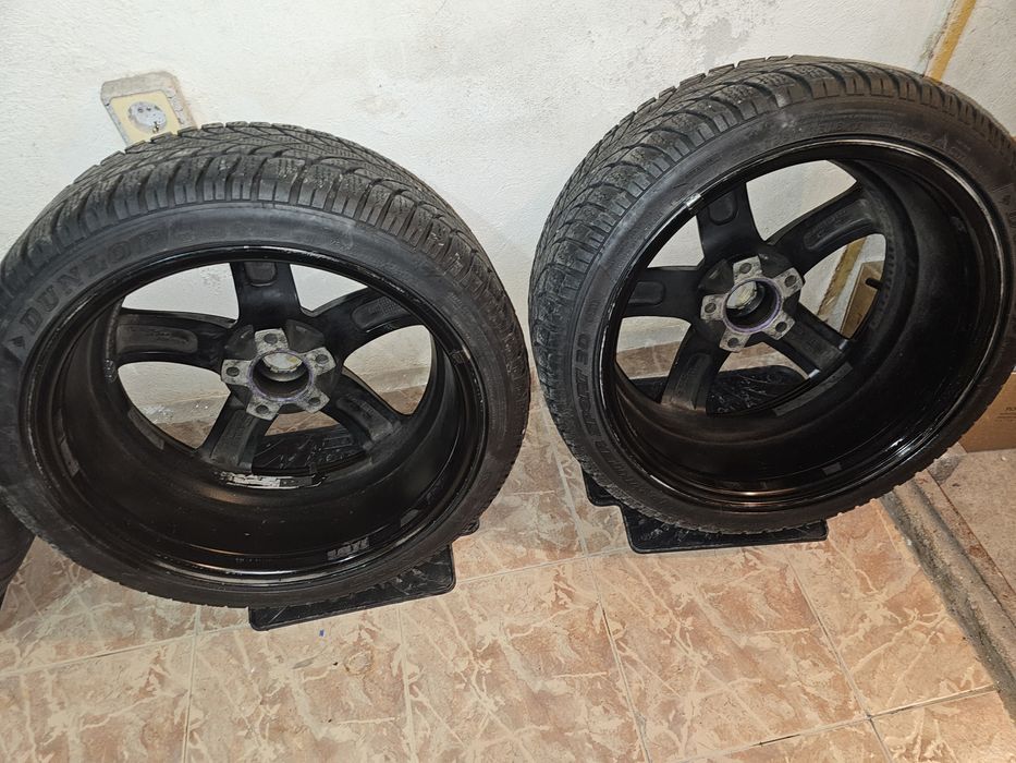 Джанти 18 цола 5 х120 със зимни гуми за BMW