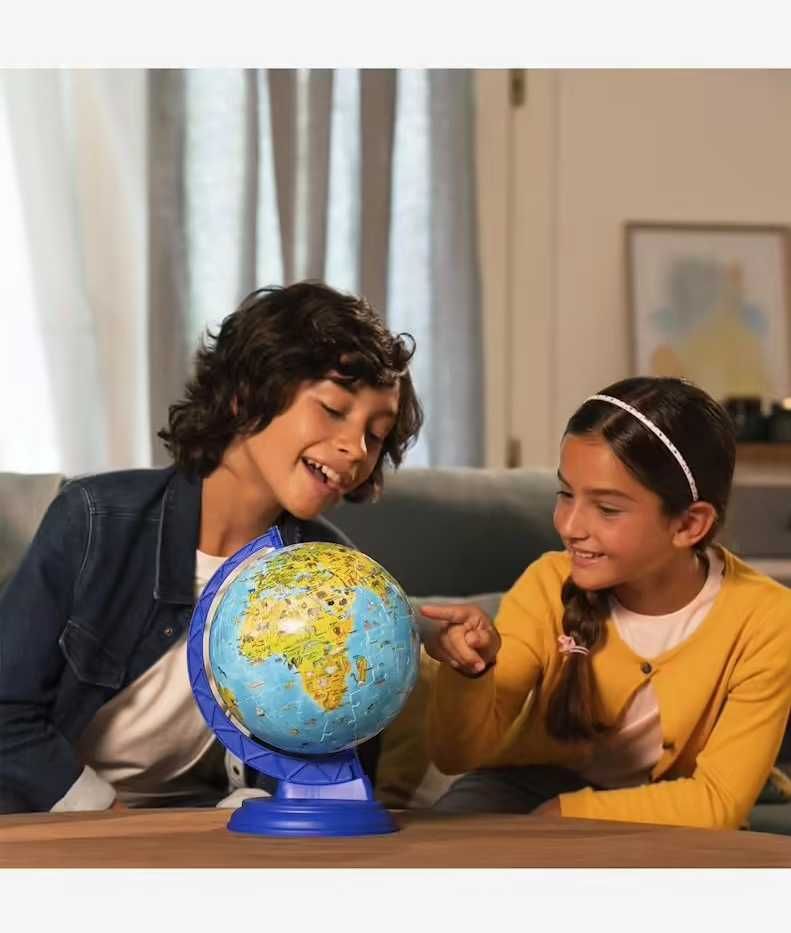 Светещ 3D Пъзел Ravensburger 180 ел. Детски глобус