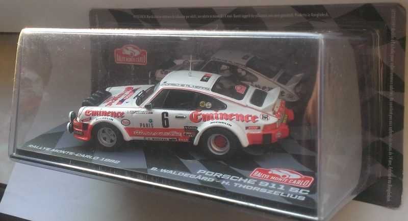 Macheta Porsche 911 SC Rally Monte Carlo 1982 - Altaya Raliu 1/43