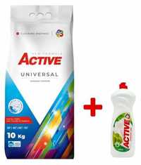 Detergent rufe Active Universal 10 kg + cadou detergent vase 500 ml