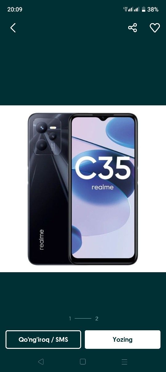 Realme C35 sotiladi. Holati alo.jinni