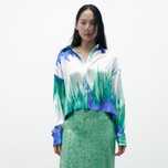 Camasa satin tie dye Zara