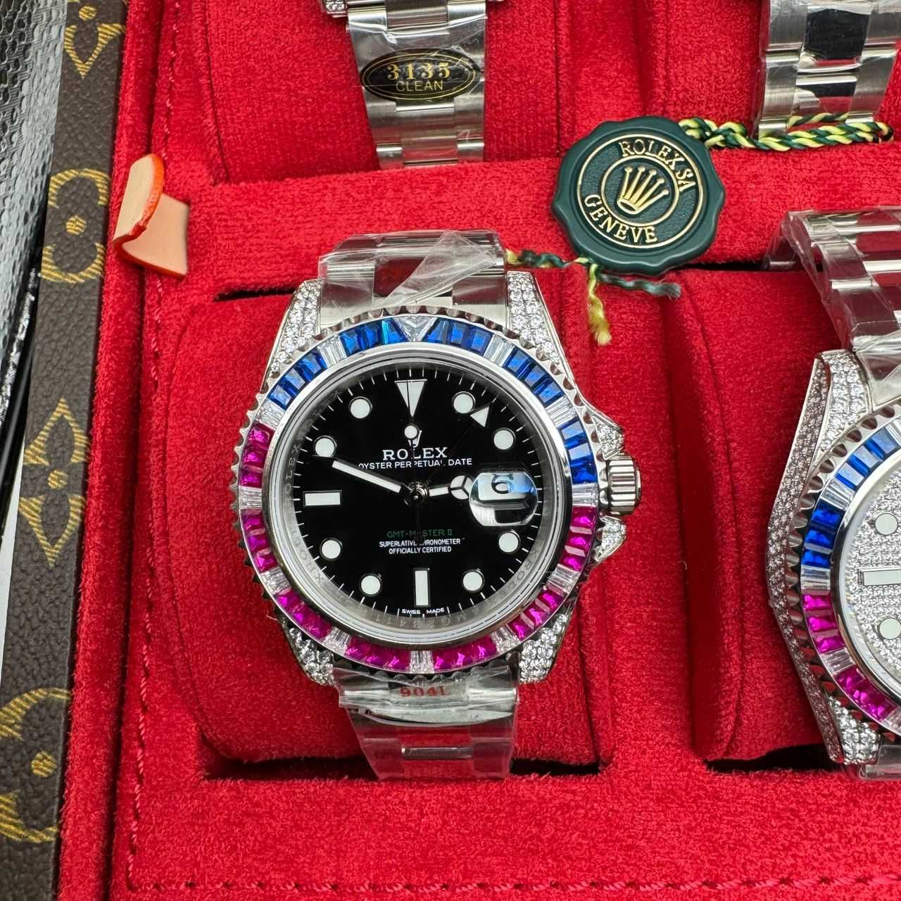 Rolex Submariner/GMT пълен диамант