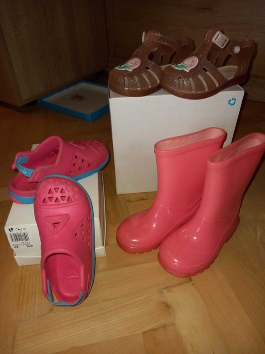 Гумени ботуши Jeorge,сандали Н&М frozen,Nike,Reebok