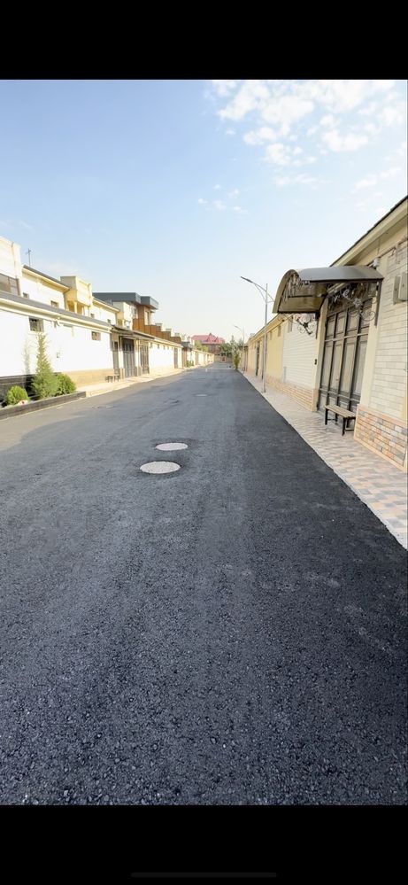 ASFALT yotqizish Xizmati Asfalt Yo'l ishlari Katok Ukladchik Tekislash