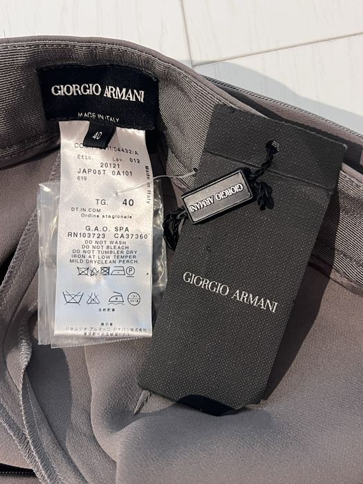 Копринен панталон GIORGIO ARMANI